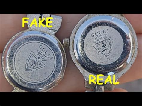 fake i gucci digital watch|how to spot a gucci watch.